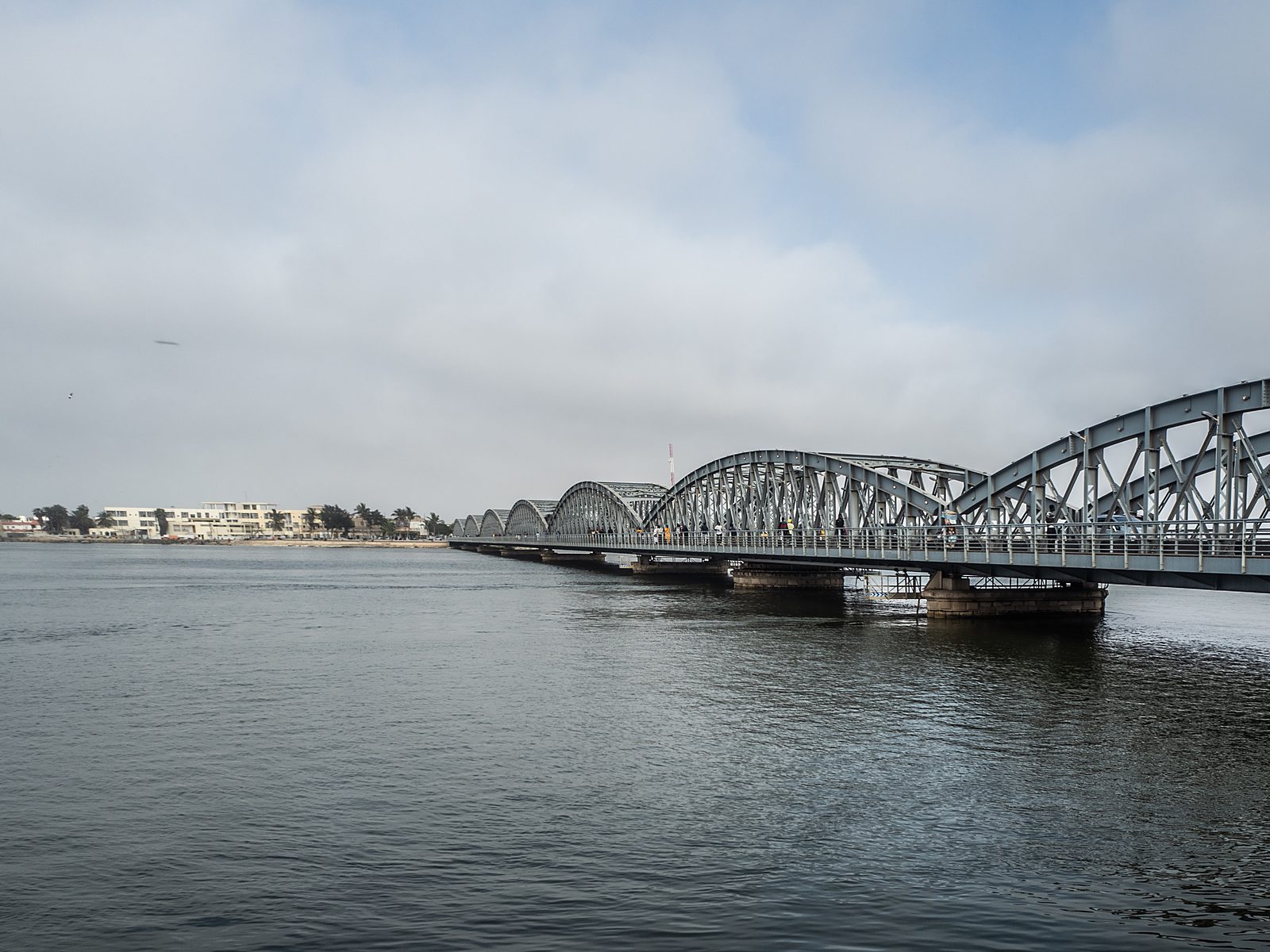 The Faidherbe Bridge over the Senegal river at Saint-Louis.